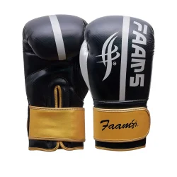 black gold silver boxing training gloves