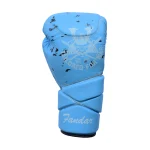 Fandar Sky Blue Lace-Up Gloves - Image 3