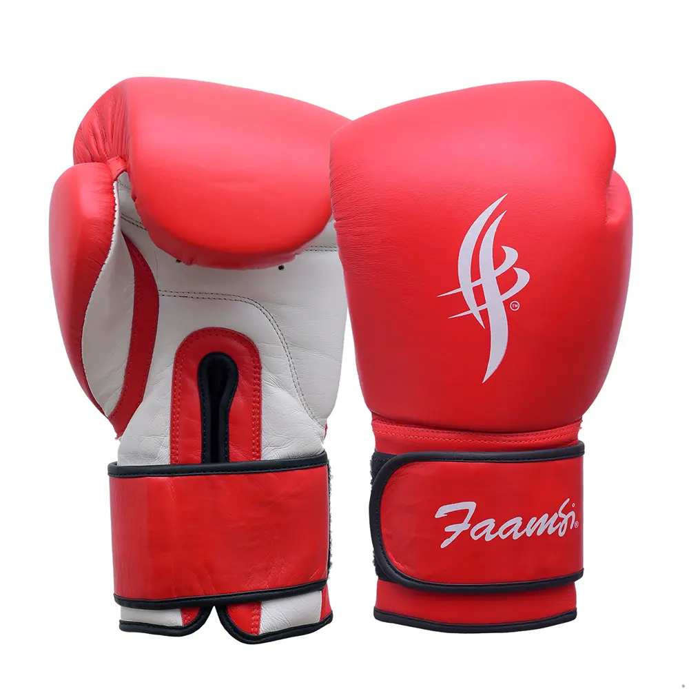 1-25.webp Red Boxing Professional Gloves - Image 1