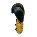 Fandar Gold & Black Lace-Up Gloves - Image 5