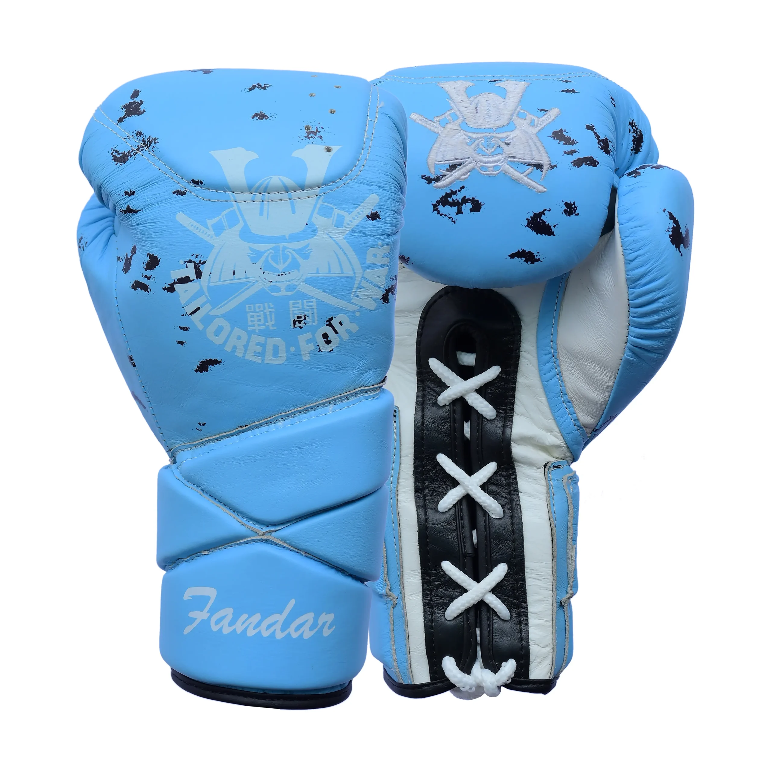 1-3-scaled-1.webp Fandar Sky Blue Lace-Up Gloves - Image 1