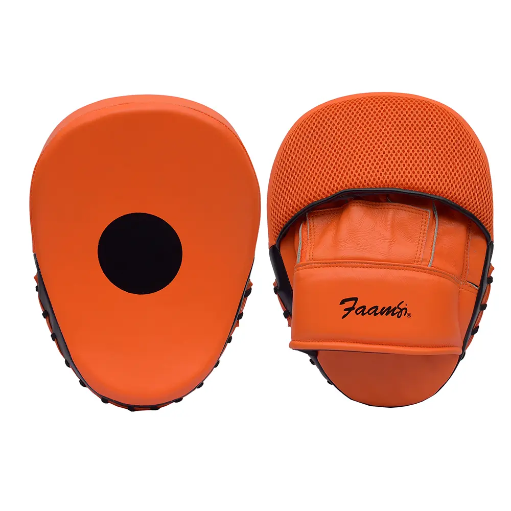 1-48.webp Orange Boxing Focus Mitts for Kickboxing and Muay Thai Training - Image 1