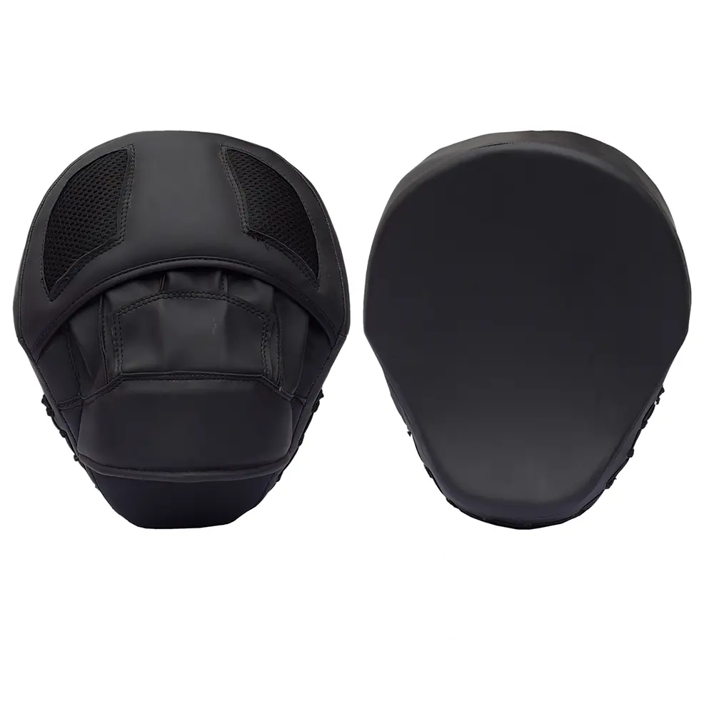 1-51.webp Black Leather Boxing Focus Pads - Image 1