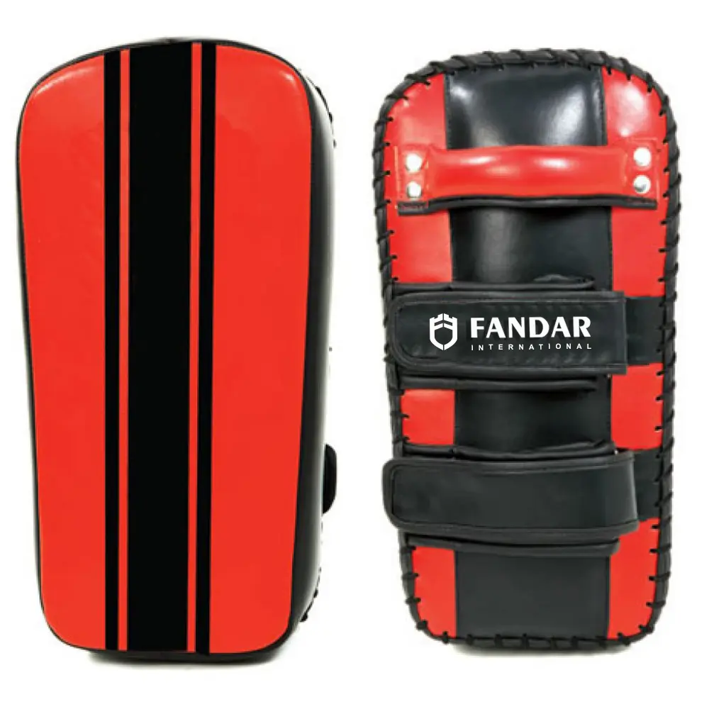 1109.webp Fandar International Muay Thai Kickboxing Training Pads - Red and Black - Image 1