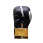 Black Gold Silver Boxing Training Gloves - Image 6