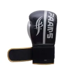 Black Gold Silver Boxing Training Gloves - Image 5