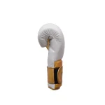 White Gold Boxing Training Gloves - Image 5