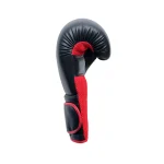 Black with Red Trim Boxing Training Gloves - Image 7