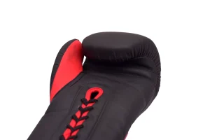 Fandar Black Red Lace-Up Gloves - Image 7
