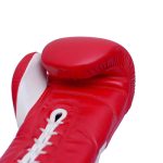 Red Lace-Up Boxing Gloves - Image 7