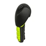 Fandar Fight Lace-Up Black & Neon Yellow Boxing Gloves - Image 5