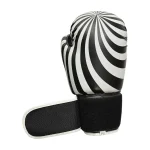 Fandar Black and White Spiral Kids Boxing Gloves - Image 4