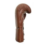Fandar Brown Leather Fight Lace-Up Gloves | Wholesale Boxing Gloves - Image 5
