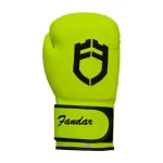 Yellow Fury Embroidered Boxing Gloves - Image 2