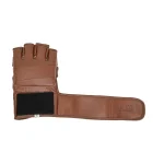 Fandar Brown Leather MMA Gloves - Image 7