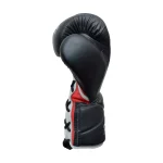 Fandar Black & Red Lace-Up Gloves - Image 5