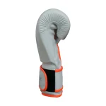 Fandar White & Orange Boxing Gloves - Image 5