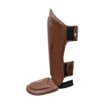 Brown Leather Shin Pads - Image 6
