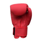Red Matte Boxing Bag Gloves - Image 3