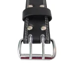 Fandar 4" Black Leather Gym Belts – Premium Support and Style - Image 5