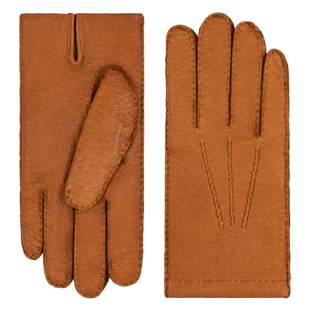 FI-12021.jpg Tan Leather Fashion Gloves – Minimalist Everyday Elegance - Image 1