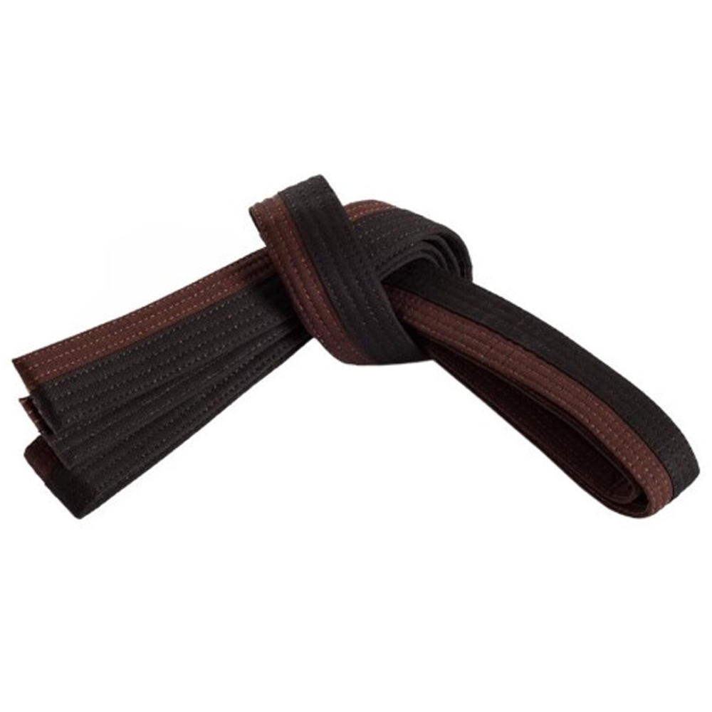 FI-5053.jpg Karate Belts - Black and Brown - Image 1