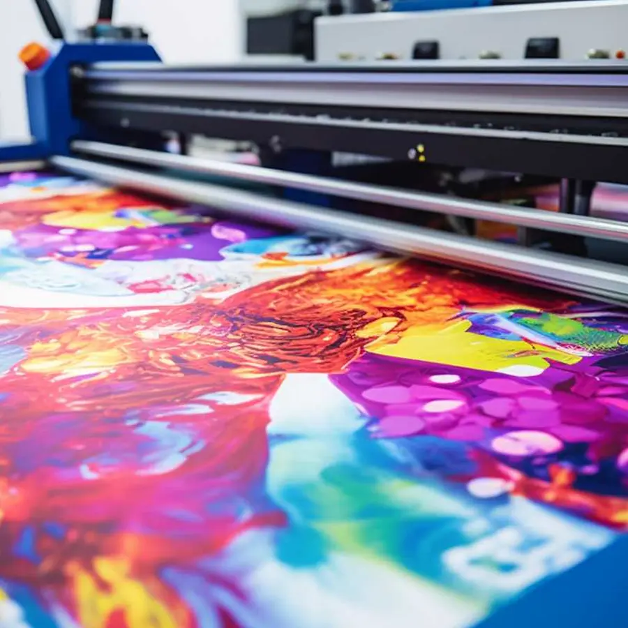 Custom logo application and private label branding on martial arts uniform fabric.