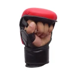 Red and Black MMA Grappling Gloves - Image 10