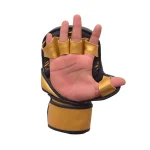 Striking Gold and Black MMA Grappling Gloves - Image 9