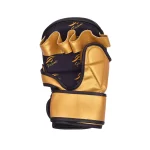 Striking Gold and Black MMA Grappling Gloves - Image 5