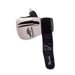 MMA Grappling Gloves: White & Black - Image 5
