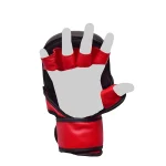 MMA Grappling Gloves - Red/ Black - Image 7