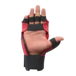 MMA Grappling Gloves - Black/ Red - Image 7